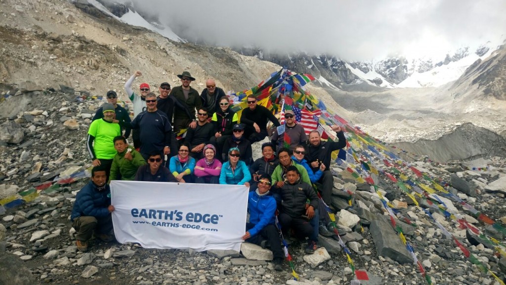 Everest Base Camp group shot