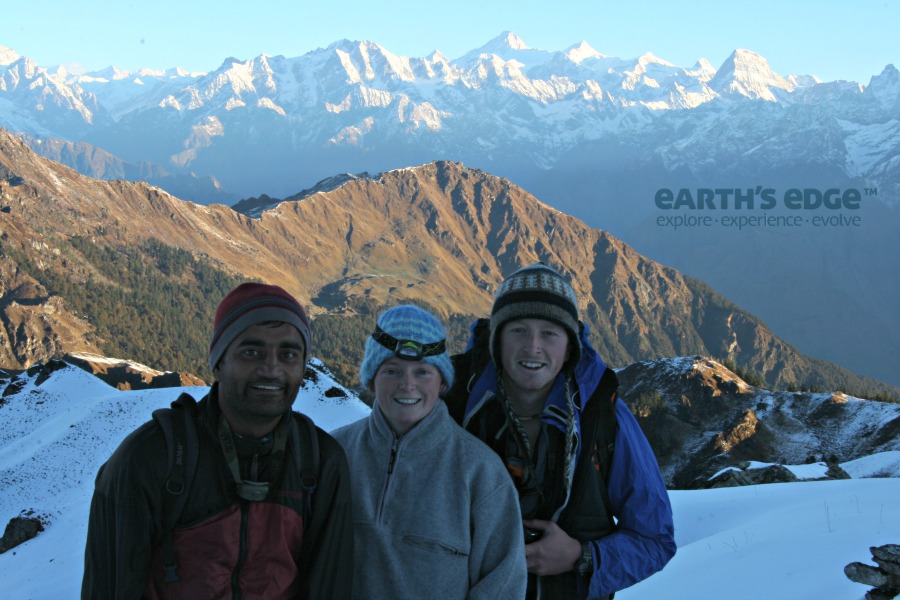 Himalayas Trek - Pankaj Sinead James on the Kuari Pass