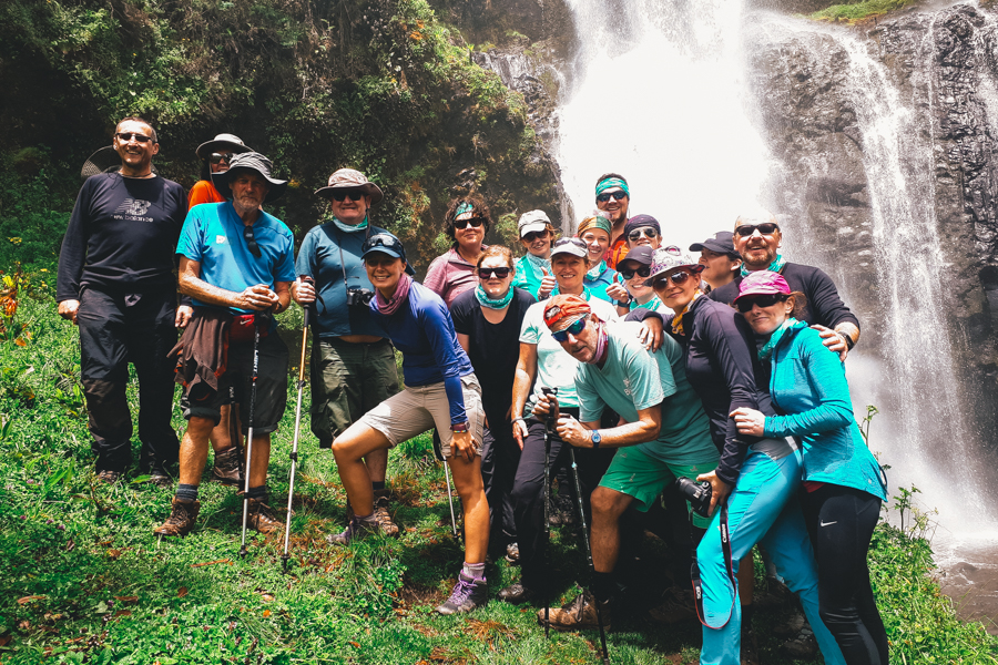 Group photo of Kenya Tri-Adventure