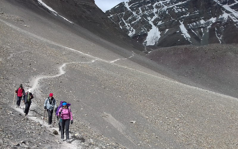 Trekking to Stok Kangri