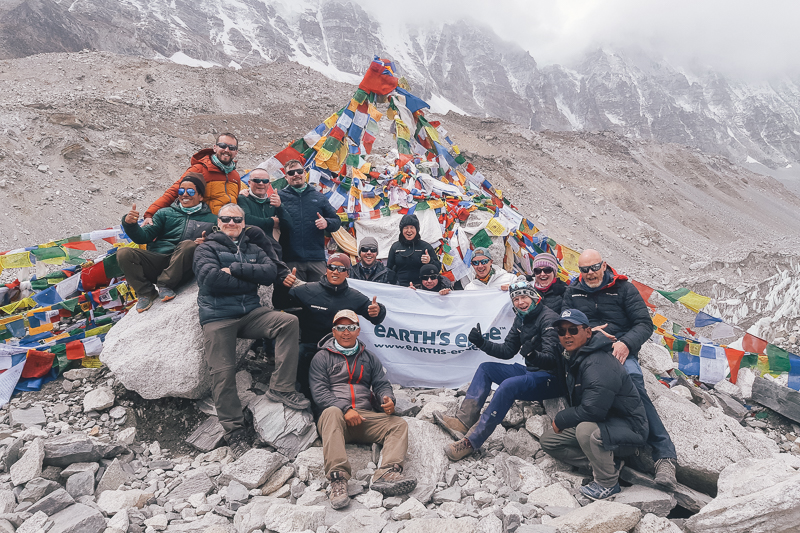 Group photo at Everest Base Camp