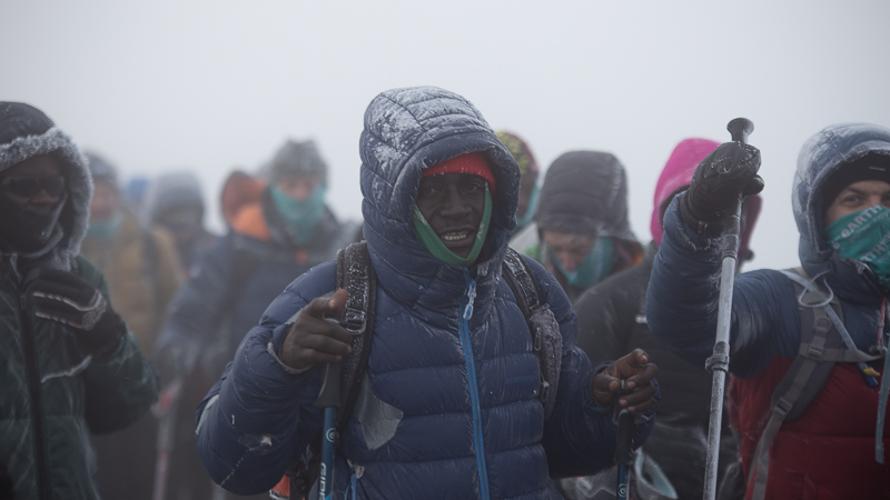 Porters on Kilimanjaro