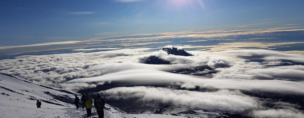 Climbing Kilimanjaro with Earth's Edge peak